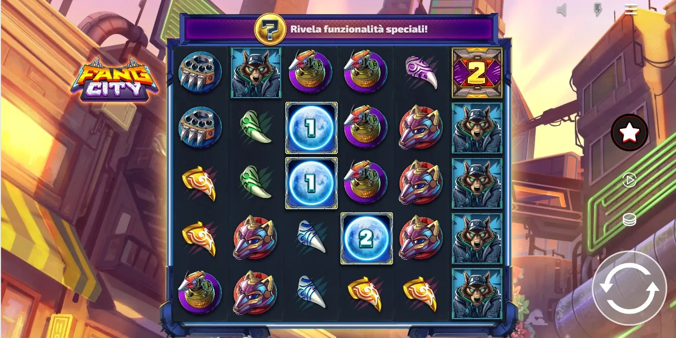 Scopri Fang City di Push Gaming: La Slot machine che ricorda la Gates of Olympus fang city base