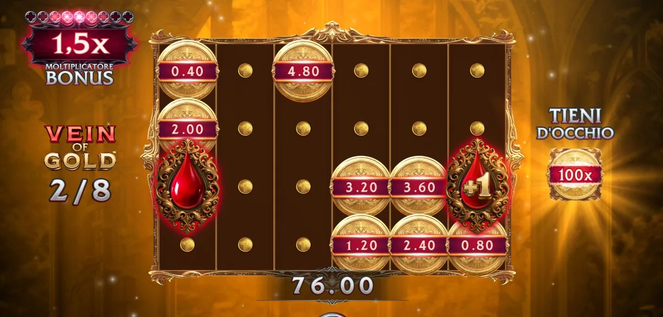 immortal romance vein of gold