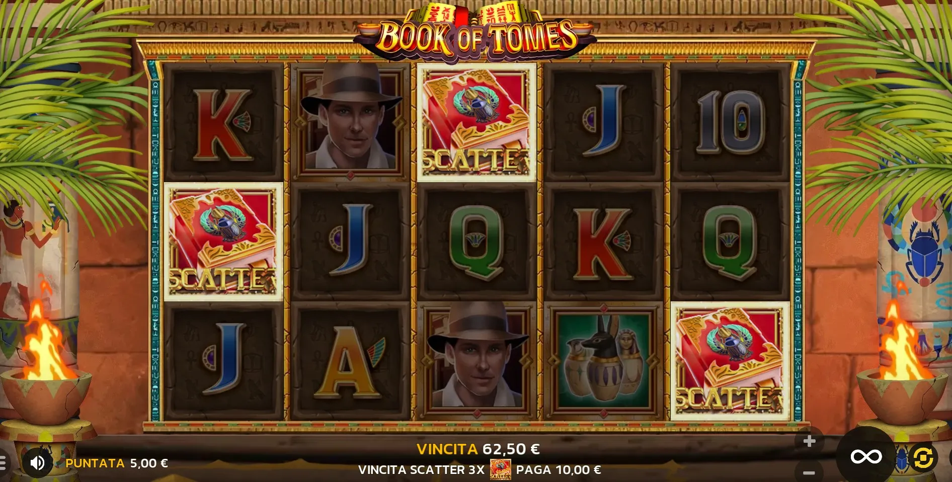 Colpo Fortunato: Vincita Record alla slot 'Book of Tomes' Un fortunato giocatore conquista oltre 37mila euro con una serie sorprendente di vincite sul gioco creato da Top Gaming