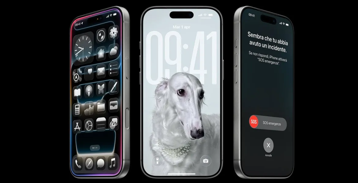 iOS 26 rivoluziona il design dell'iPhone con Liquid Glass