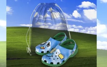 Microsoft celebra il suo 50º anniversario con Crocs in stile Windows XP