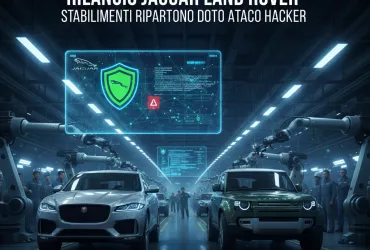Rilancio Jaguar Land Rover: Stabilimenti ripartono dopo attacco hacker