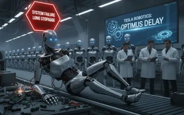 Sfide tecnologiche fermano il robot Tesla: Lungo stop per Optimus