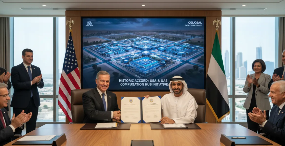 Storico accordo tra USA ed Emirati: via libera a centro di calcolo colossale