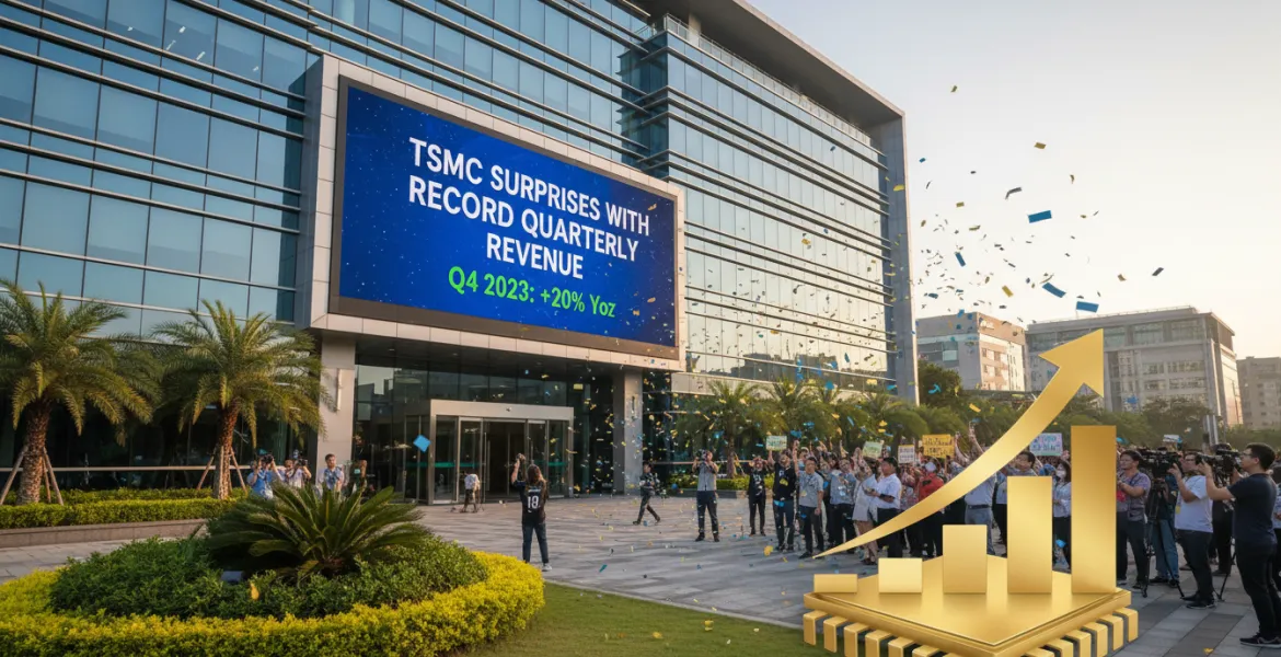 TSMC sorprende con ricavi record del trimestre