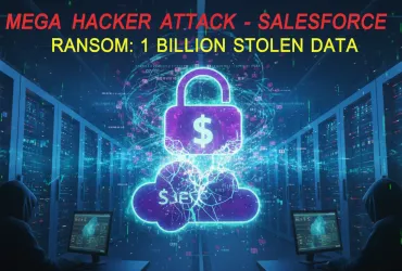 Mega attacco hacker a Salesforce: Riscatto da un miliardo di dati rubati