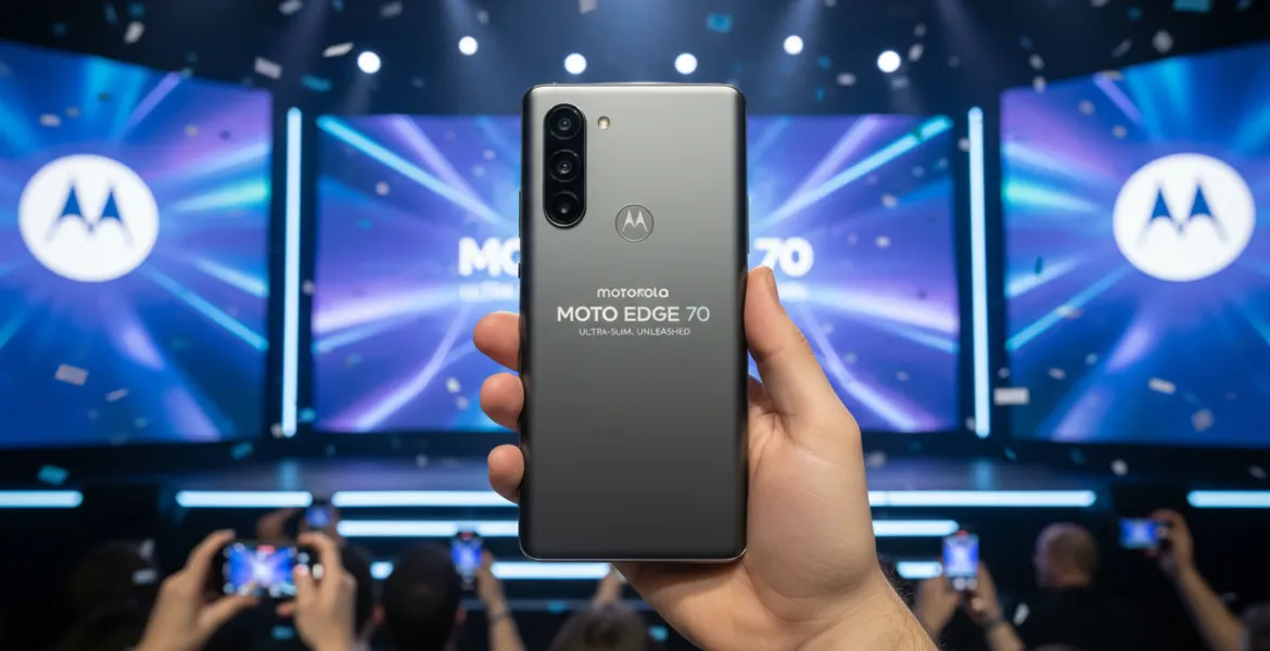 Motorola svela il suo smartphone ultra sottile: Moto edge 70