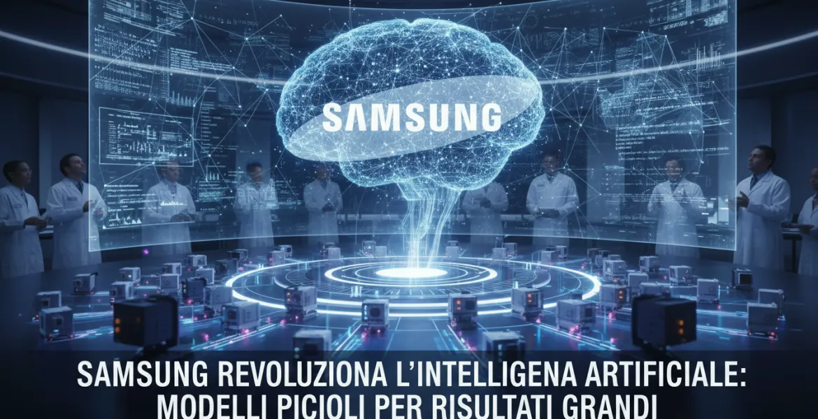 Samsung rivoluziona l'intelligenza artificiale: Modelli piccoli per risultati grandi