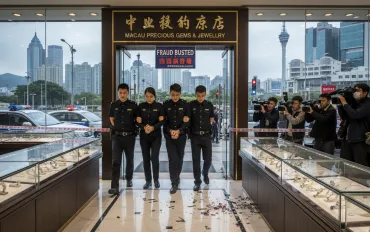 Sgominata truffa in gioielleria a Macao: Arrestati quattro impiegati