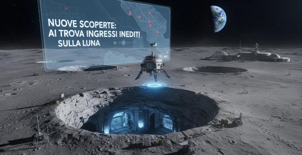 Nuove Scoperte, AI Trova Ingressi Inediti Sulla Luna