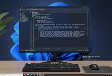 Microsoft integra il nuovo editor testuale CLI in Windows 11