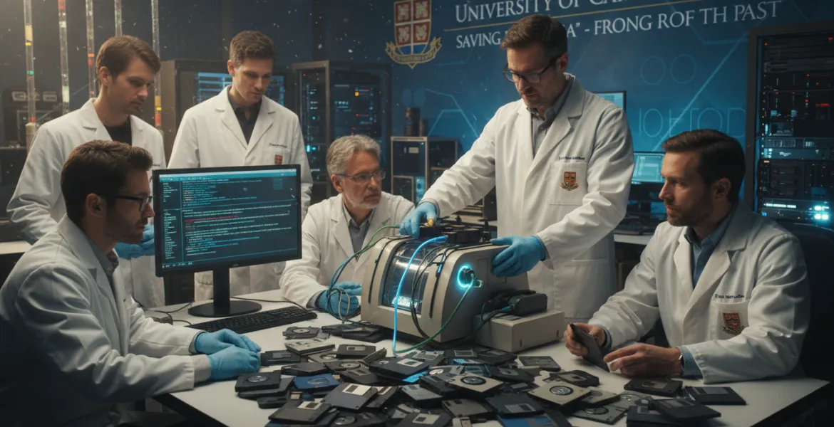 L'Università di Cambridge salva i dati dalle vecchie dischitte: Operazione 'Future Nostalgia'