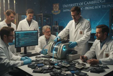 L'Università di Cambridge salva i dati dalle vecchie dischitte: Operazione 'Future Nostalgia'