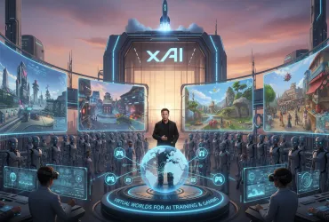 xAI di Elon Musk crea mondi virtuali per addestrare robot e lanciare videogiochi con IA