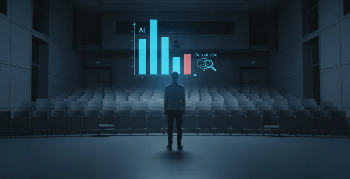 L'Intelligenza Artificiale è davvero così popolare come sembra? Uno studio rivela una realtà sorprendente