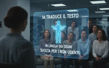 IA traduce il testo in lingua dei segni: svolta per i non udenti