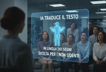 IA traduce il testo in lingua dei segni: svolta per i non udenti