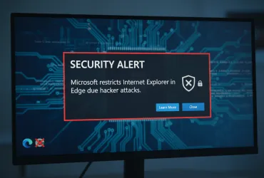 Allarme sicurezza: Microsoft limita Internet Explorer in Edge a causa di attacchi hacker
