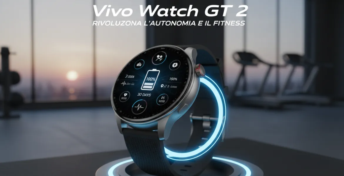 Vivo Watch GT 2: Il nuovo smartwatch rivoluziona l'autonomia e il fitness