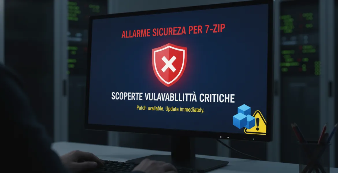 Allarme sicurezza per 7-Zip: Scoperte vulnerabilità critiche