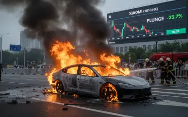 Tragedia in Cina: Xiaomi SU7 Ultra in fiamme, crollano le azioni