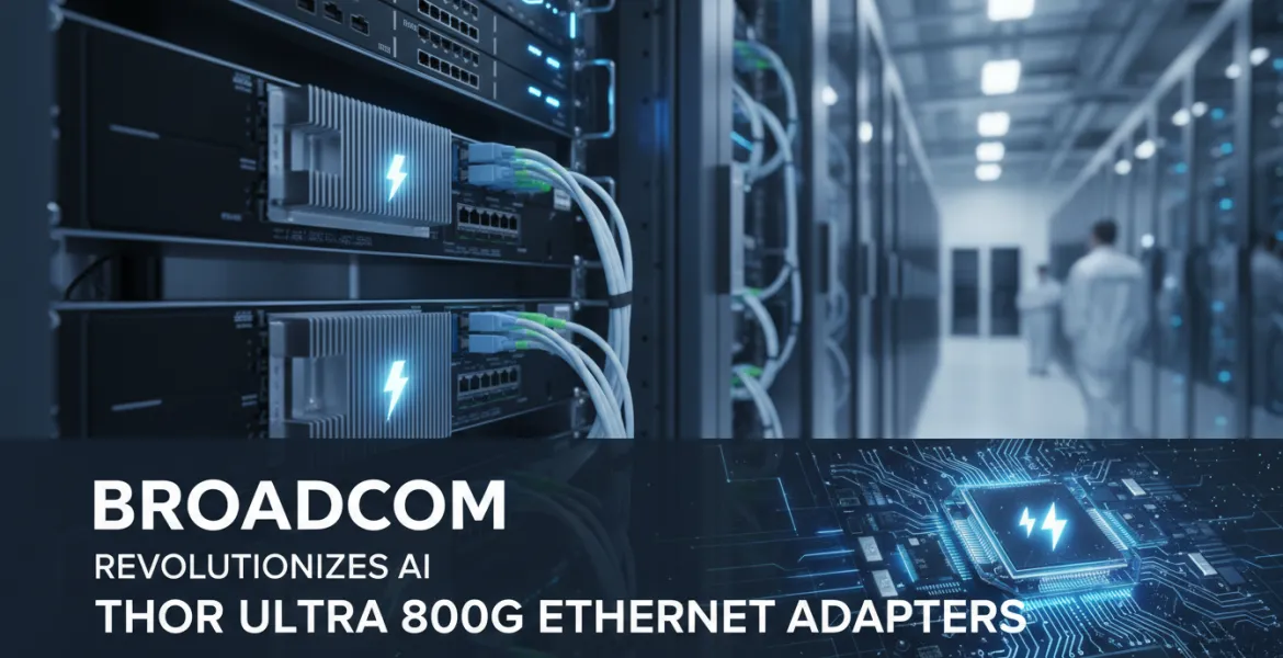 Broadcom rivoluziona l'AI con gli adattatori Ethernet 800G Thor Ultra