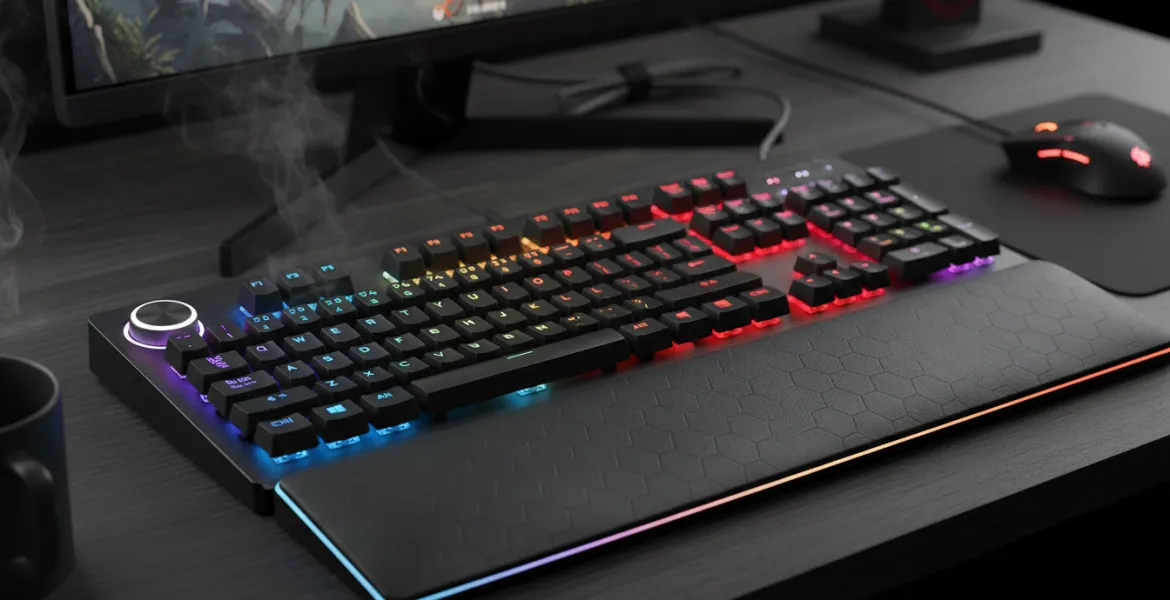 Asus Azoth 96 HE: La tastiera gaming definitiva con interruttori magnetici e polling a 8000 Hz