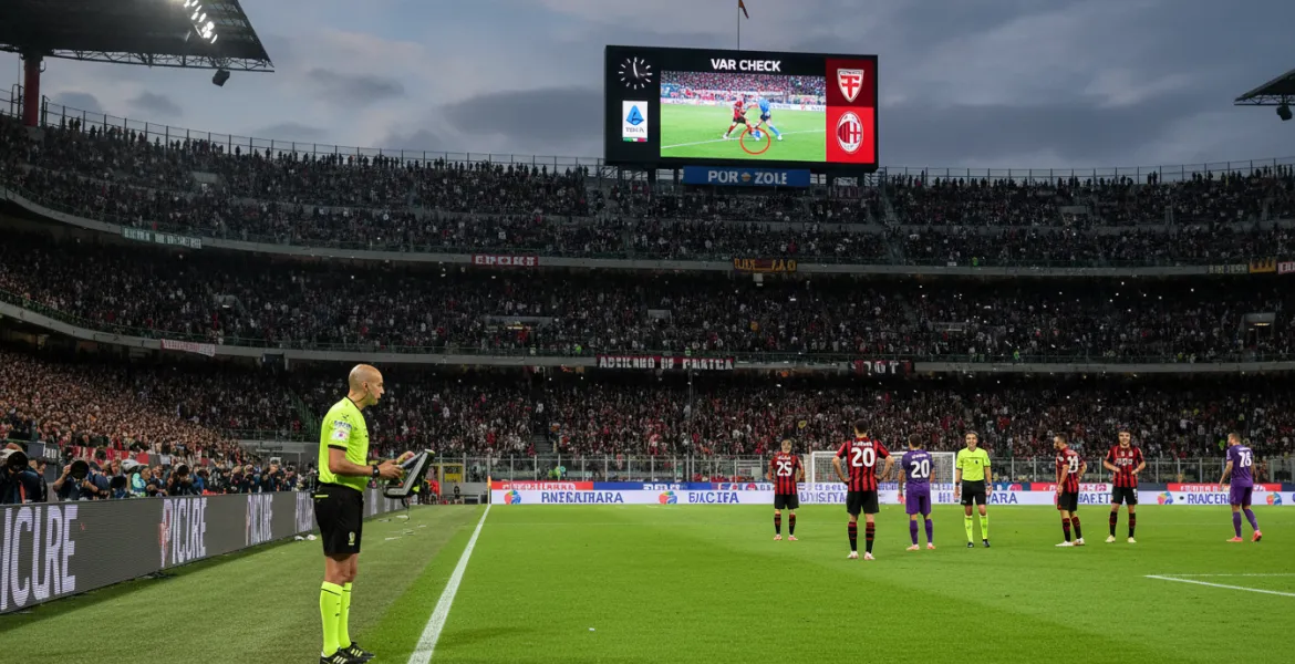 Caso rigore Milan-Fiorentina: De Marco contesta l'intervento del VAR