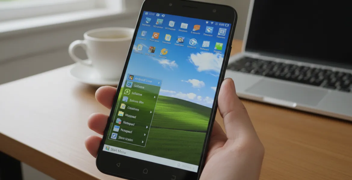 Windows XP risorge su Android: Un launcher riporta in vita la nostalgia!
