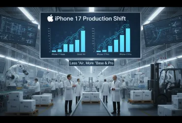 Apple rimodula la produzione di iPhone 17: Meno 'Air', Più 'Base' e 'Pro'