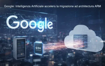 Google: Intelligenza Artificiale accelera la migrazione ad architettura ARM