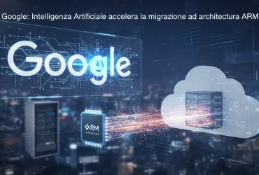 Google: Intelligenza Artificiale accelera la migrazione ad architettura ARM