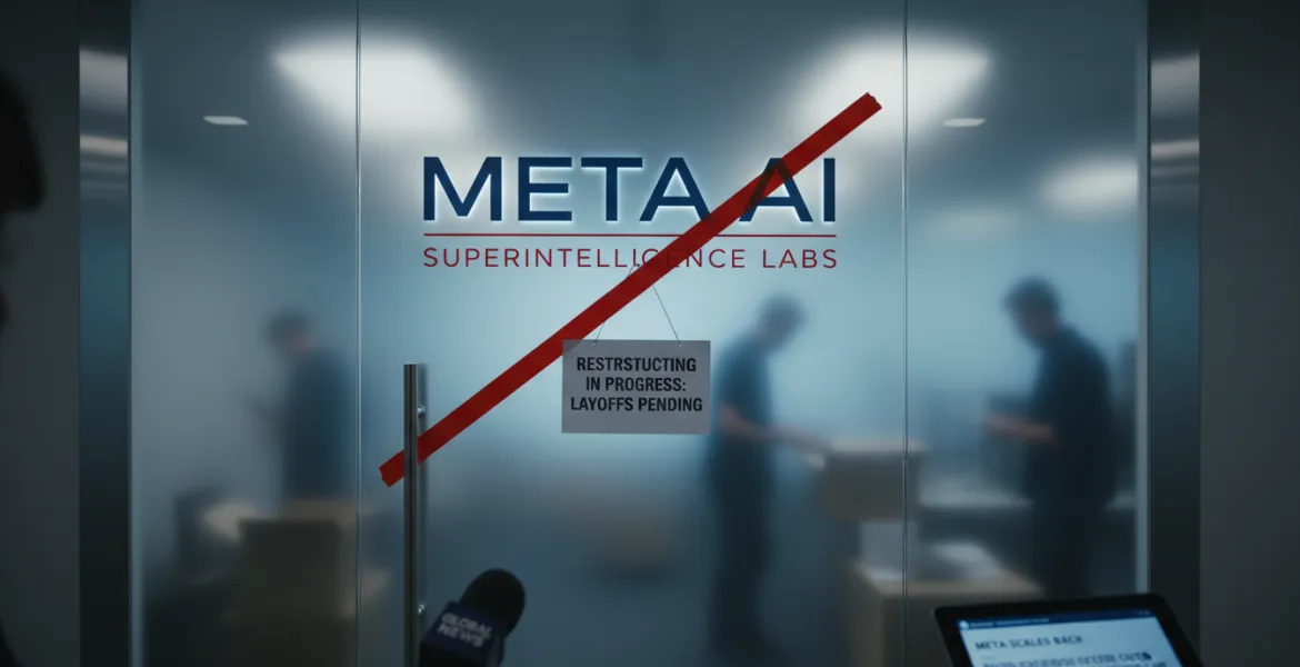 Meta ridimensiona la divisione AI: Tagli in vista per Superintelligence Labs