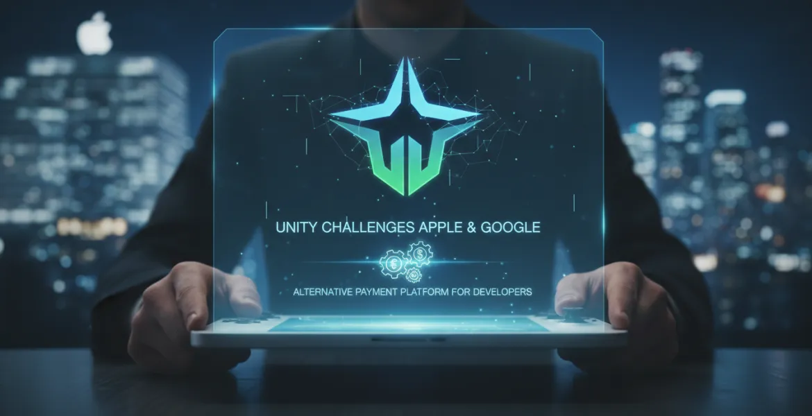 Unity sfida Apple e Google: arriva la piattaforma di pagamento alternativa per gli sviluppatori