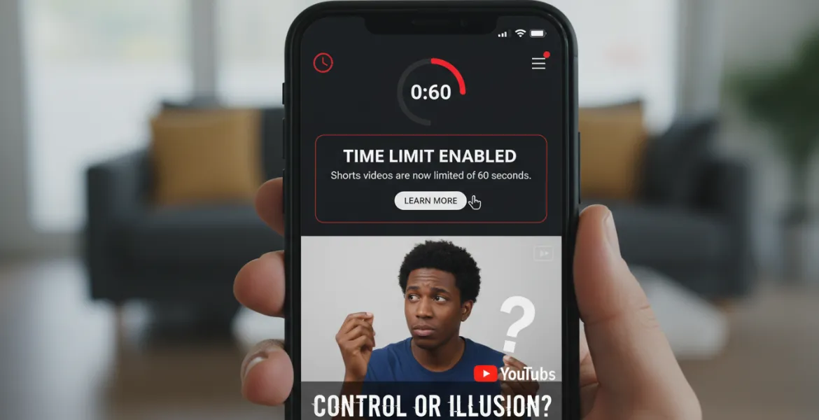 YouTube introduce il limite di tempo per i video Shorts: controllo o illusione