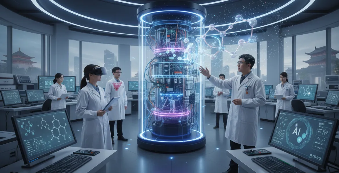 Svolta nella chimica quantistica: la Cina simula molecole complesse con IA su supercomputer classico