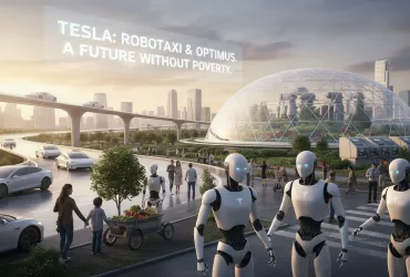 Tesla punta su robotaxi e Optimus per un futuro senza povertà