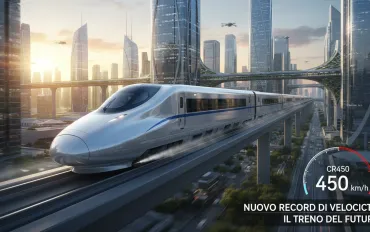 Il treno del futuro: CR450 stabilisce un nuovo record di velocità