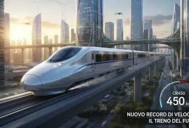Il treno del futuro: CR450 stabilisce un nuovo record di velocità