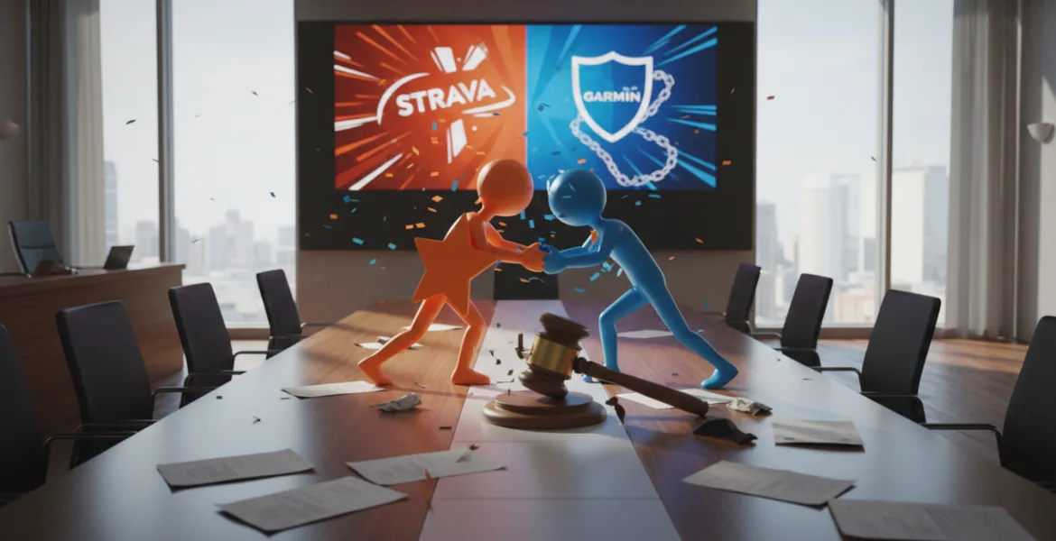Strava vs Garmin: La battaglia legale lampo si conclude con un colpo di scena