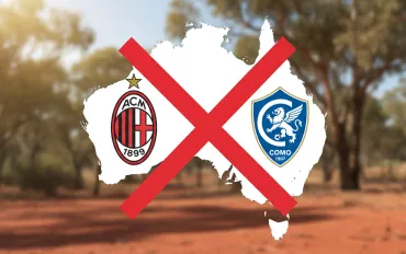 Milan-Como in Australia a rischio: la partita traballa