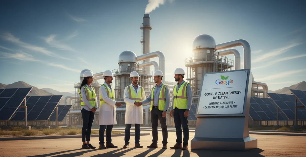 Google punta sull'energia pulita: accordo storico per una centrale a gas con cattura del carbonio
