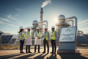 Google punta sull'energia pulita: accordo storico per una centrale a gas con cattura del carbonio