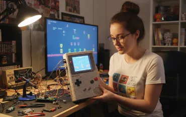 Natalie the Nerd trasforma Lego Game Boy in console funzionante