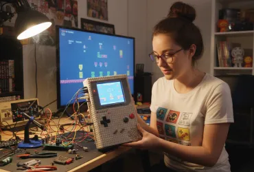 Natalie the Nerd trasforma Lego Game Boy in console funzionante