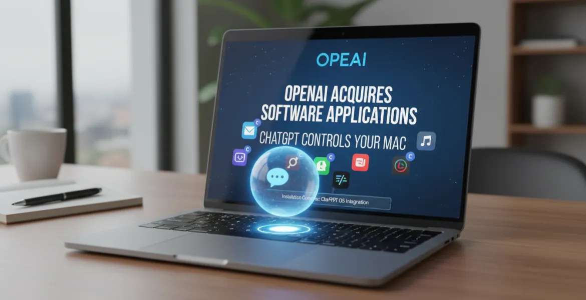 OpenAI acquisisce software applications: ChatGPT arriva al controllo del tuo Mac