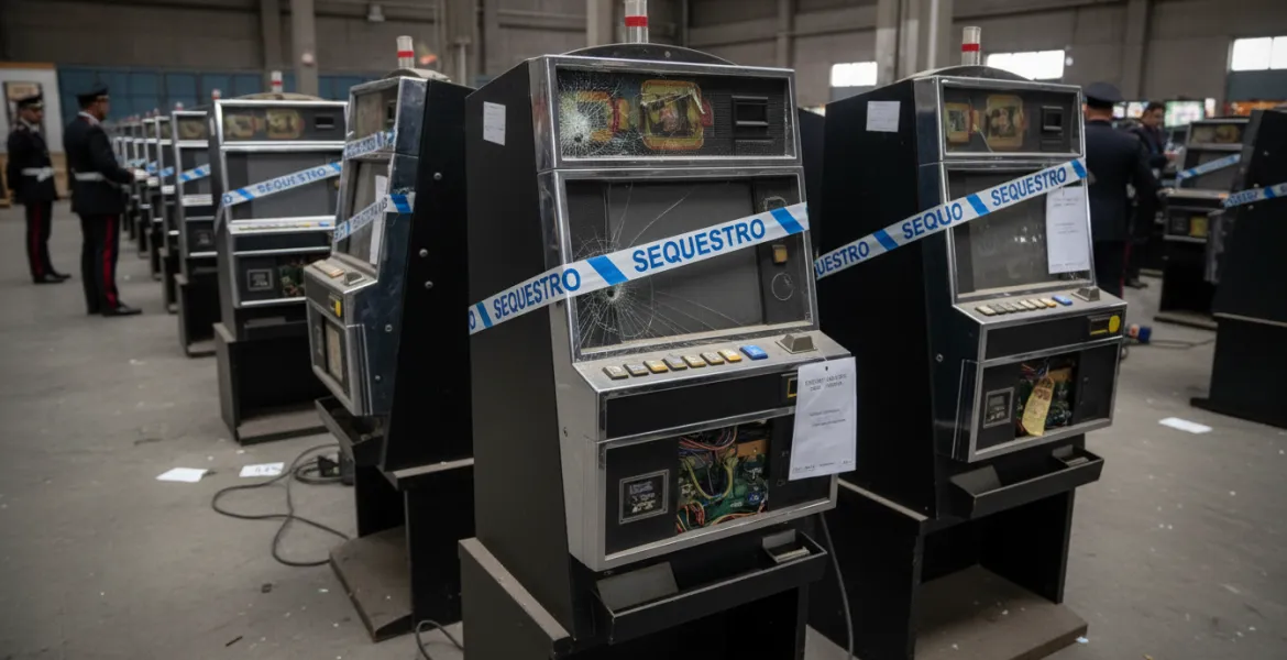 Maxi-operazione antifrode: Sequestrate slot machine truccate in Campania e Abruzzo