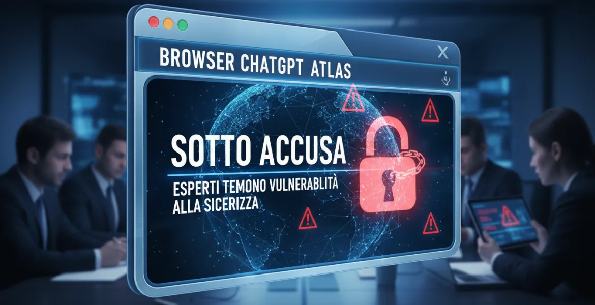 Browser ChatGPT Atlas sotto accusa: esperti temono vulnerabilità alla sicurezza