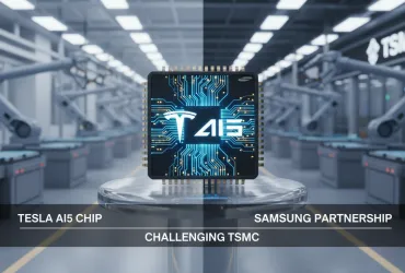 Tesla diversifica: chip AI5 anche a Samsung, sfida a TSMC