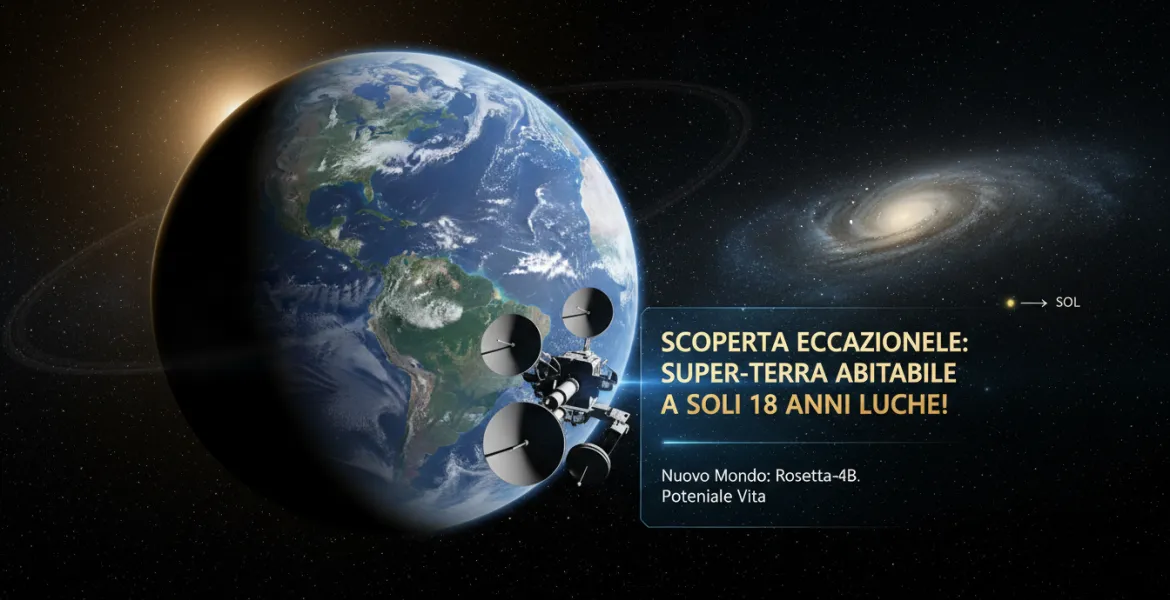 Scoperta sensazionale: Esopianeta Super-Terra potenzialmente abitabile a Soli 18 anni luce